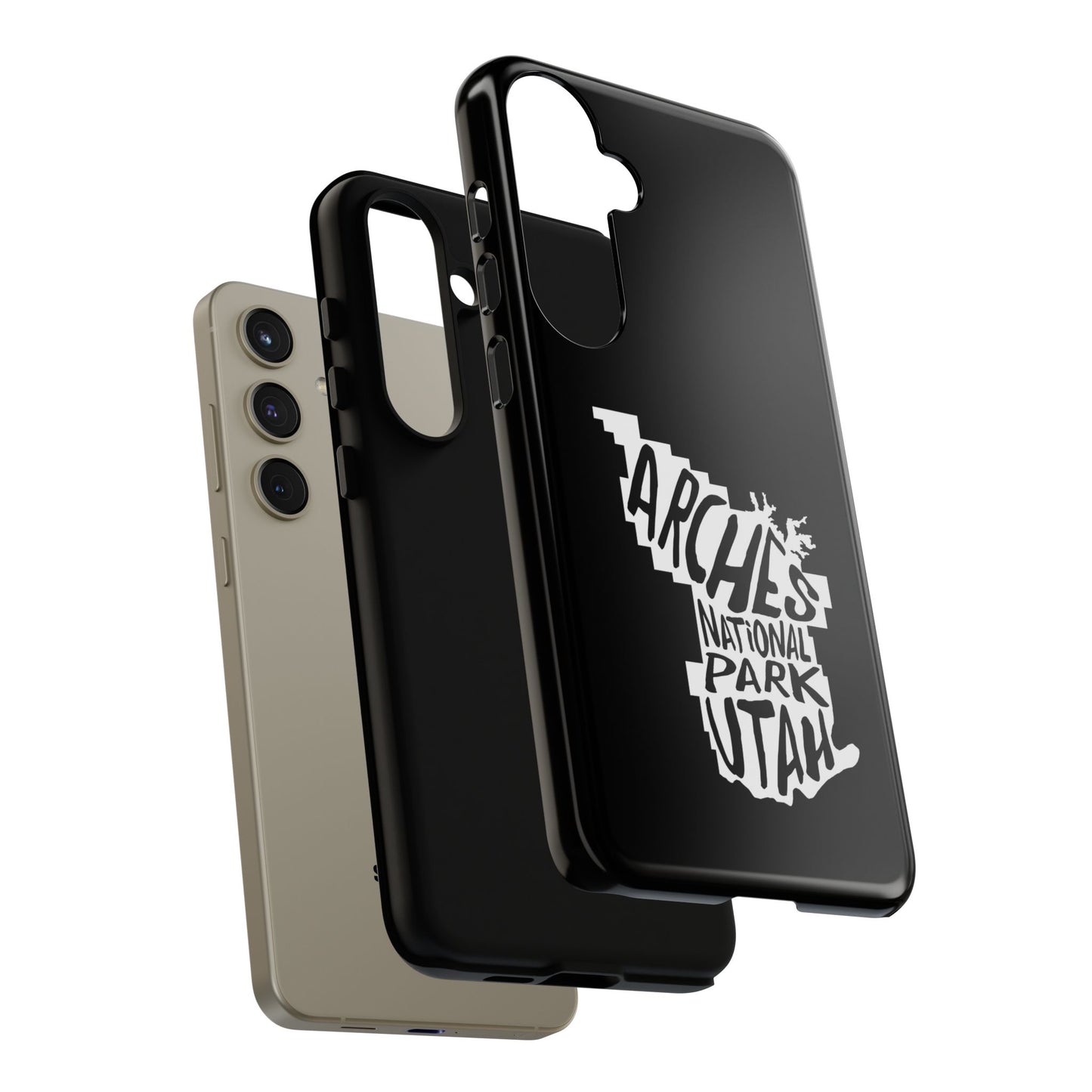 Arches National Park Phone Case - Map Design