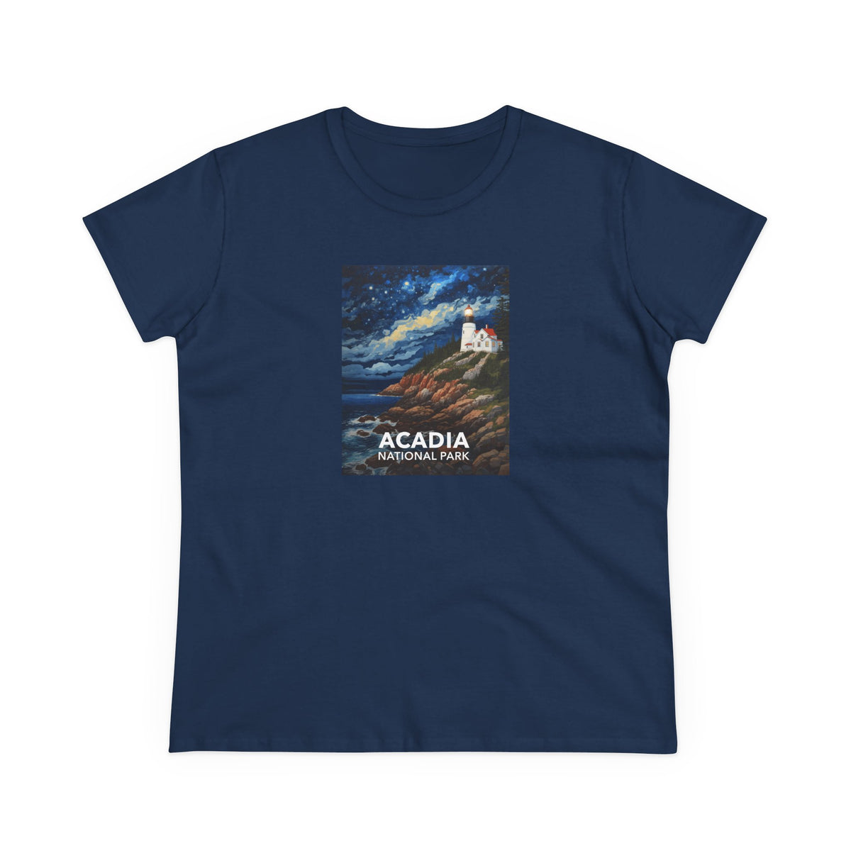 Acadia National Park Women's T-Shirt - Starry Night