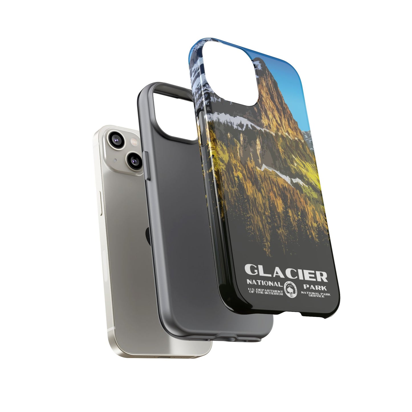 Glacier National Park Phone Case - WPA Style