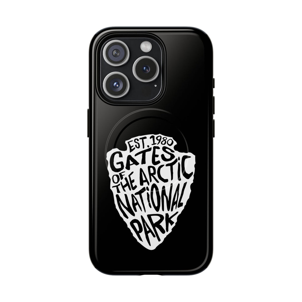 Gates of the Arctic National Park iPhone Case with MagSafe - Arrowhead Design