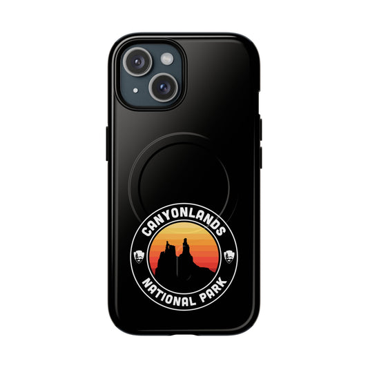 Canyonlands National Park iPhone Case with MagSafe - Round Emblem Design