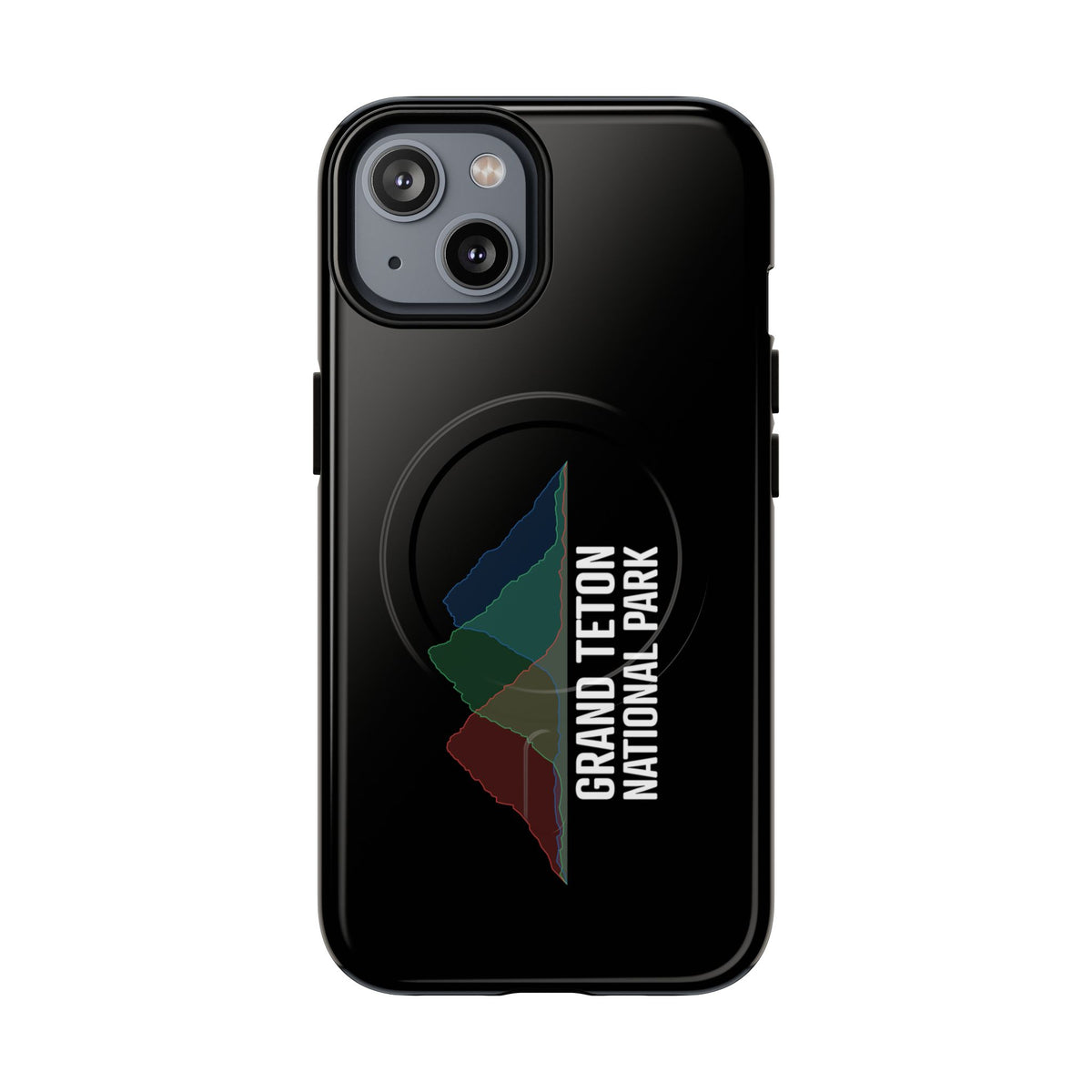 Grand Teton National Park iPhone Case with MagSafe - Histogram Design