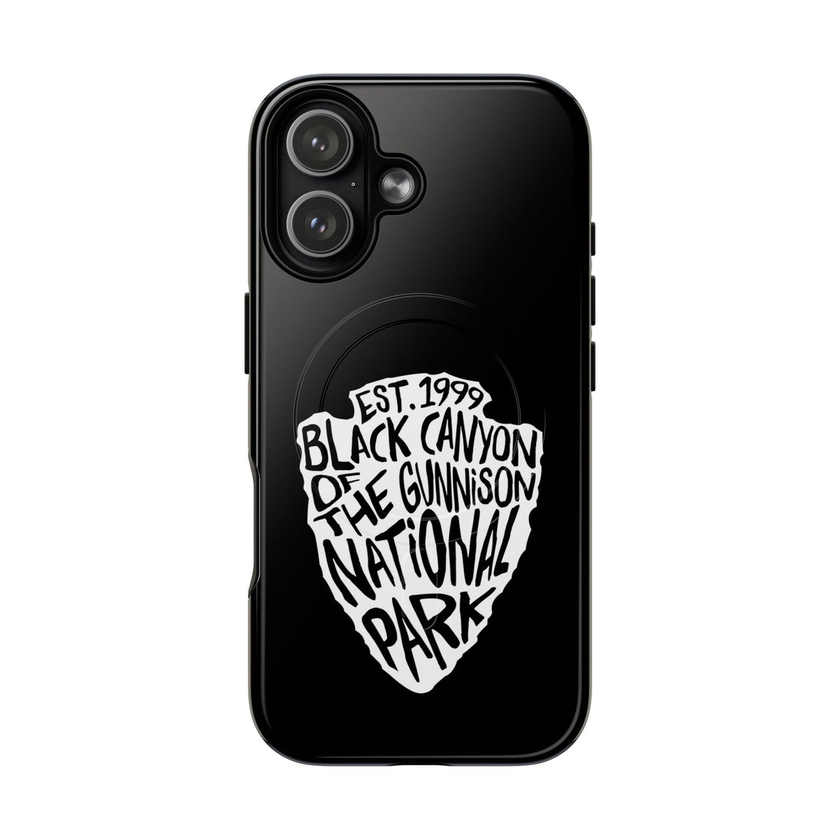 Black Canyon of the Gunnison National Park iPhone Case with MagSafe - Arrowhead Design