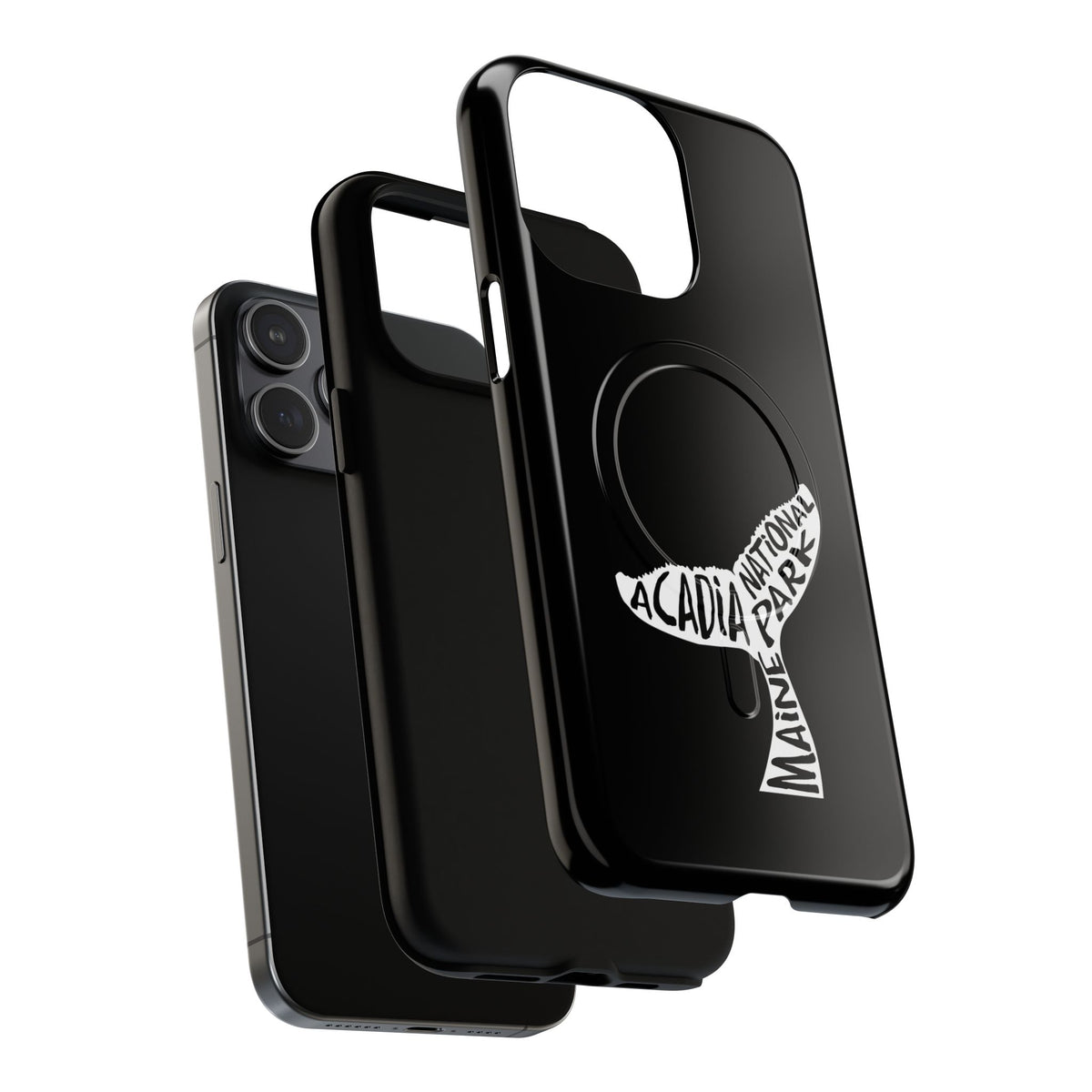 Acadia National Park iPhone Case with MagSafe - Humpback Whale Tail Design