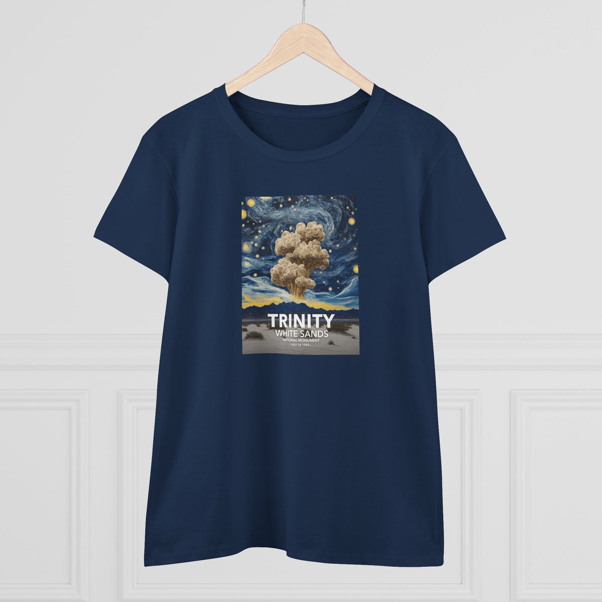 White Sands National Park Women's T-Shirt - Starry Night Trinity Test