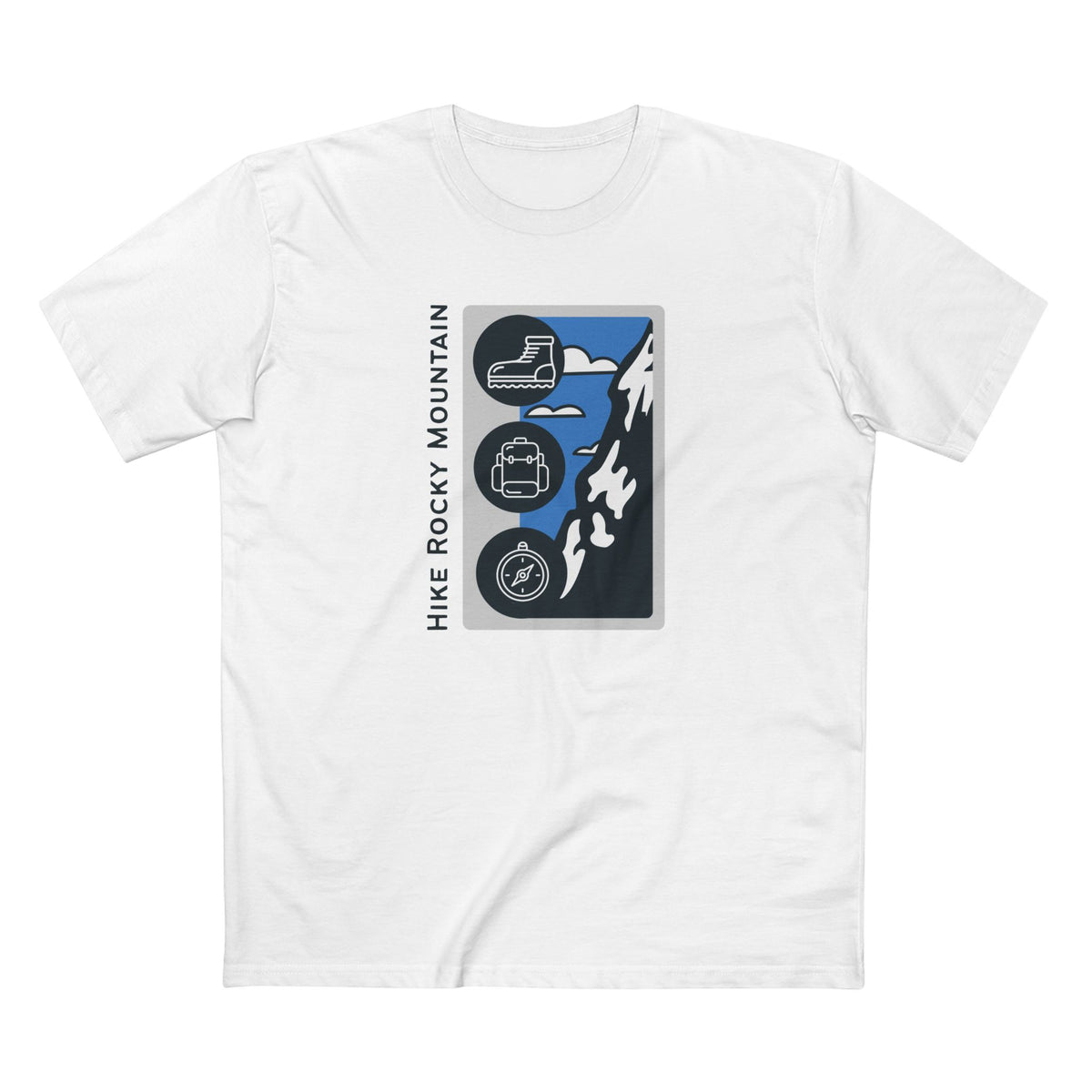 Rocky Mountain National Park T-Shirt - Hike Rocky Mountain in White
