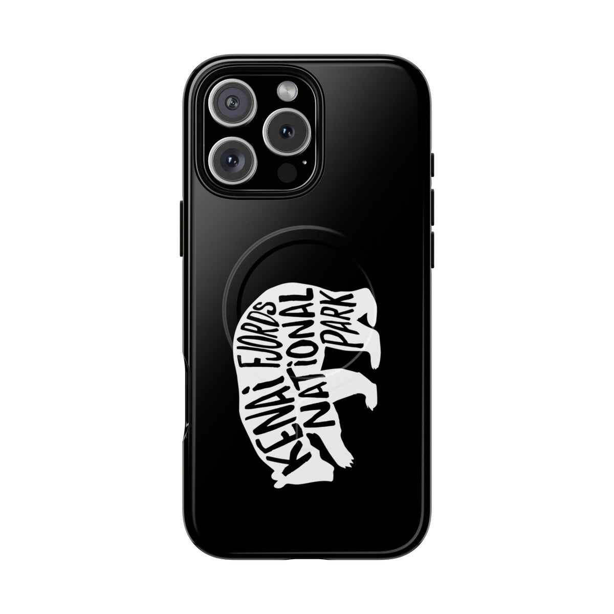Kenai Fjords National Park iPhone Case with MagSafe - Grizzly Bear Design