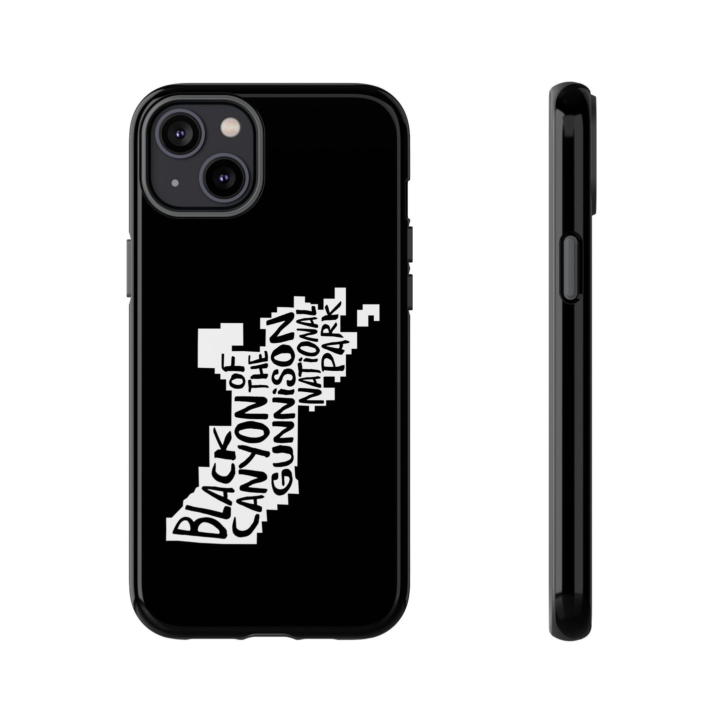 Black Canyon of the Gunnison National Park Phone Case - Map Design