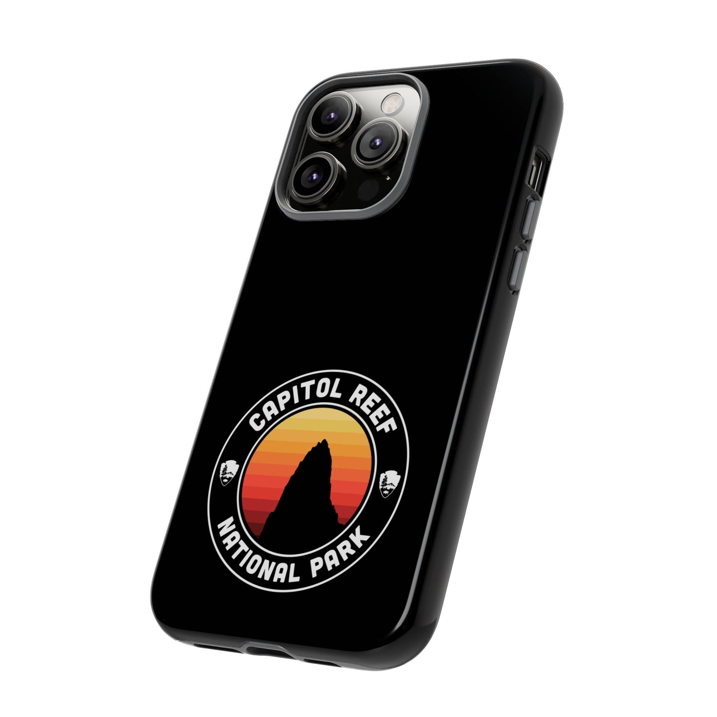 Capitol Reef National Park Phone Case - Round Emblem Design