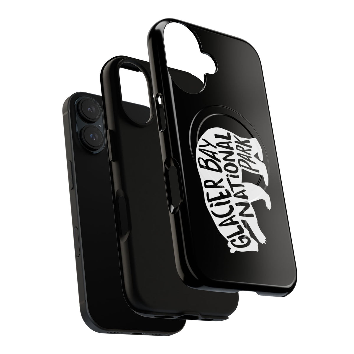 Glacier Bay National Park iPhone Case with MagSafe - Grizzly Bear Design