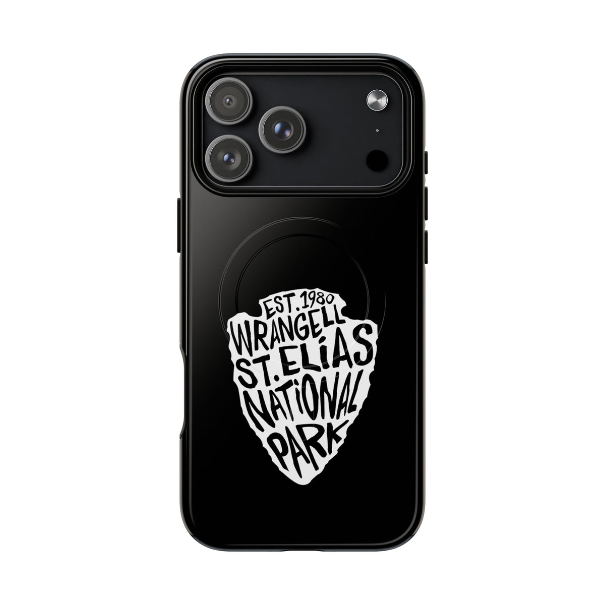 Wrangell St Elias National Park iPhone Case with MagSafe - Arrowhead Design
