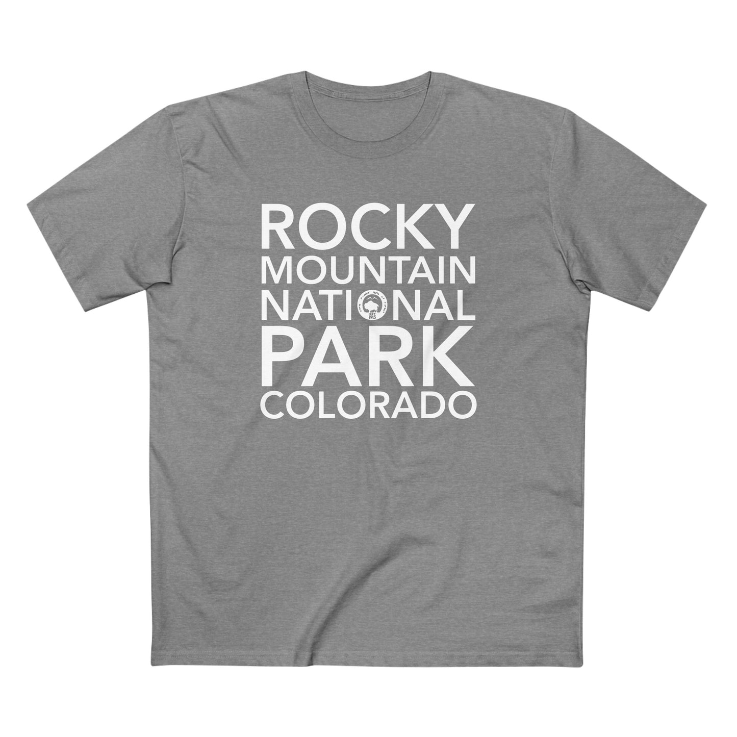 Rocky Mountain National Park T-Shirt Block Text