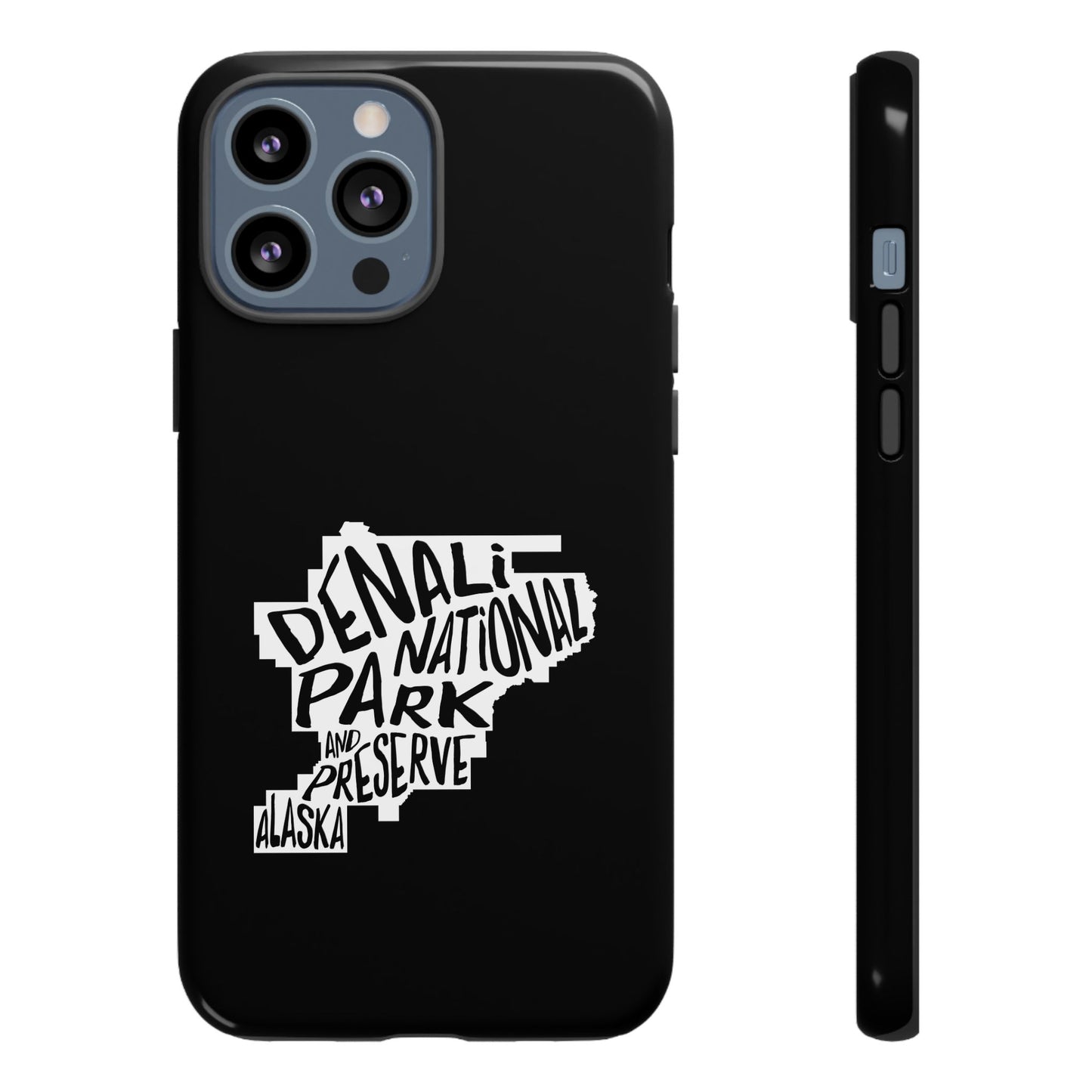 Denali National Park Phone Case - Map Design