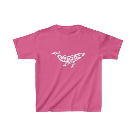 Glacier Bay National Park Child T-Shirt - Humpback Whale Chunky Text