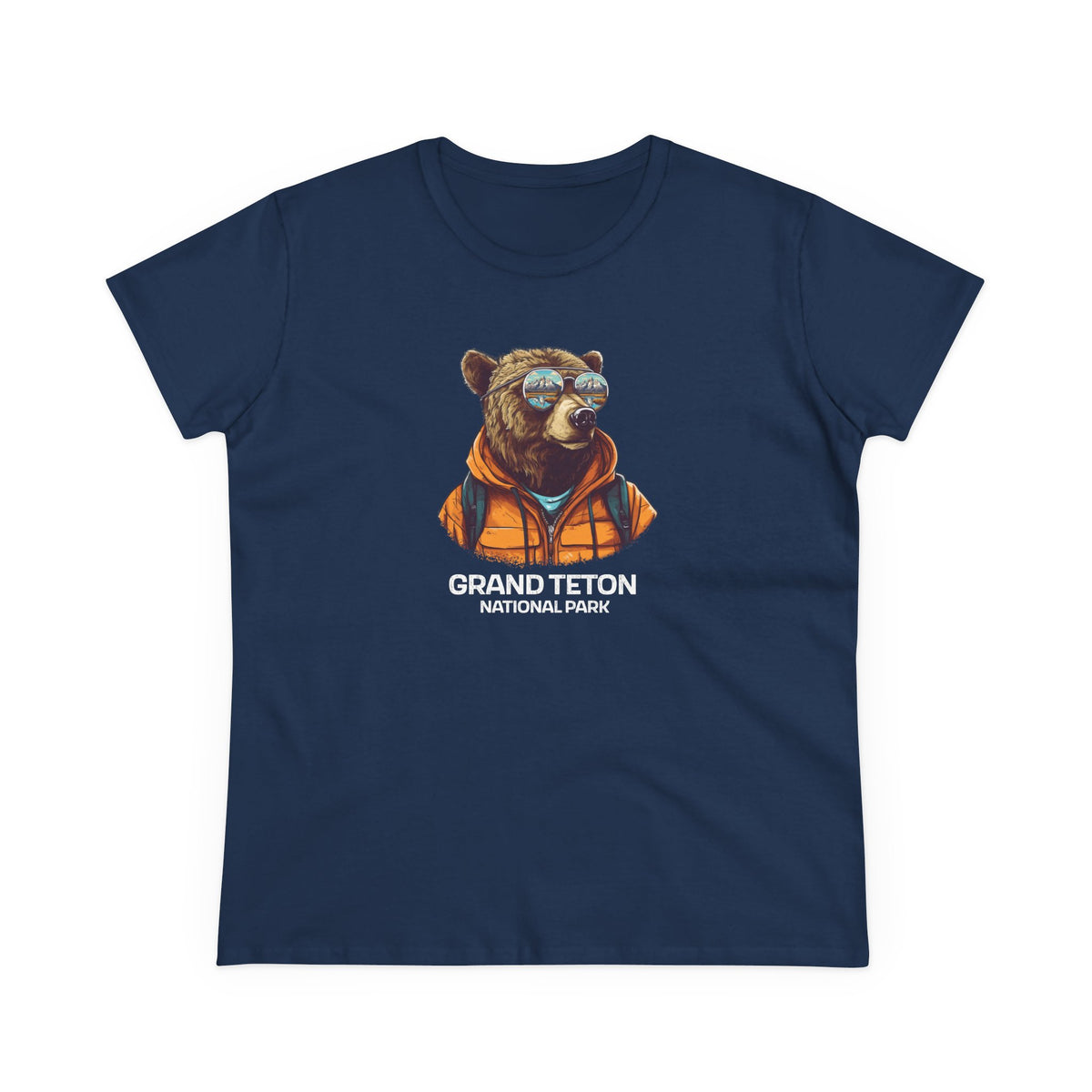 Grand Teton National Park Women's T-Shirt - Cool Grizzly Bear