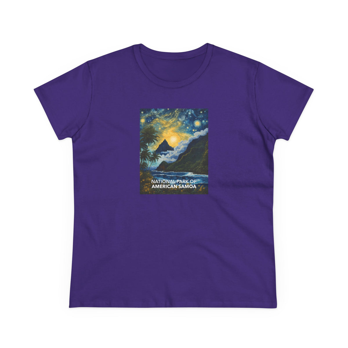 National Park of American Samoa Women's T-Shirt - Starry Night