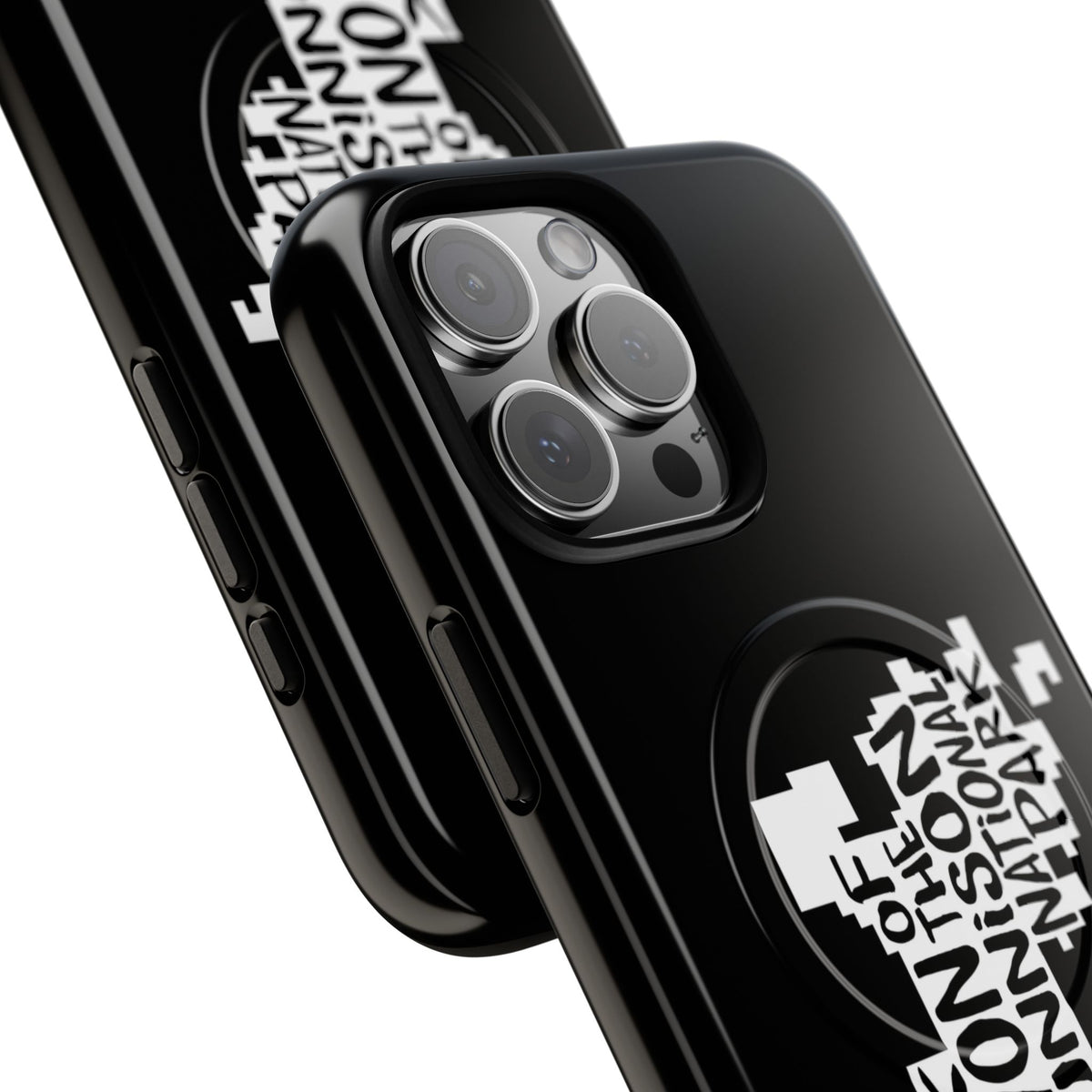 Black Canyon of the Gunnison National Park iPhone Case with MagSafe - Map Design