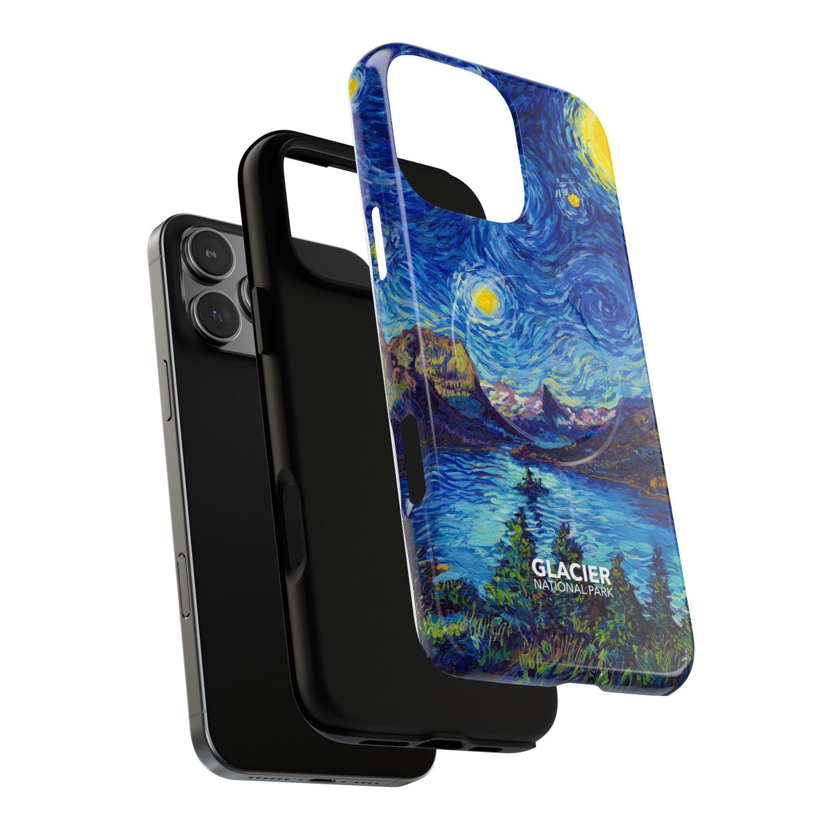 Glacier National Park iPhone Case with MagSafe - Starry Night
