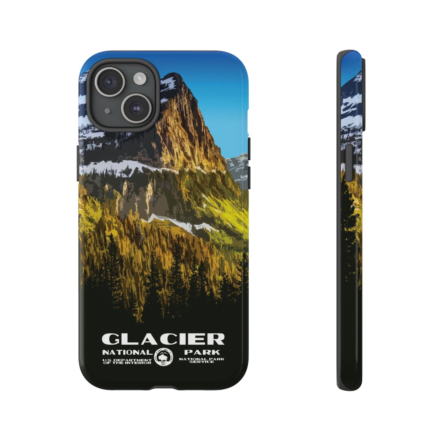 Glacier National Park Phone Case - WPA Style