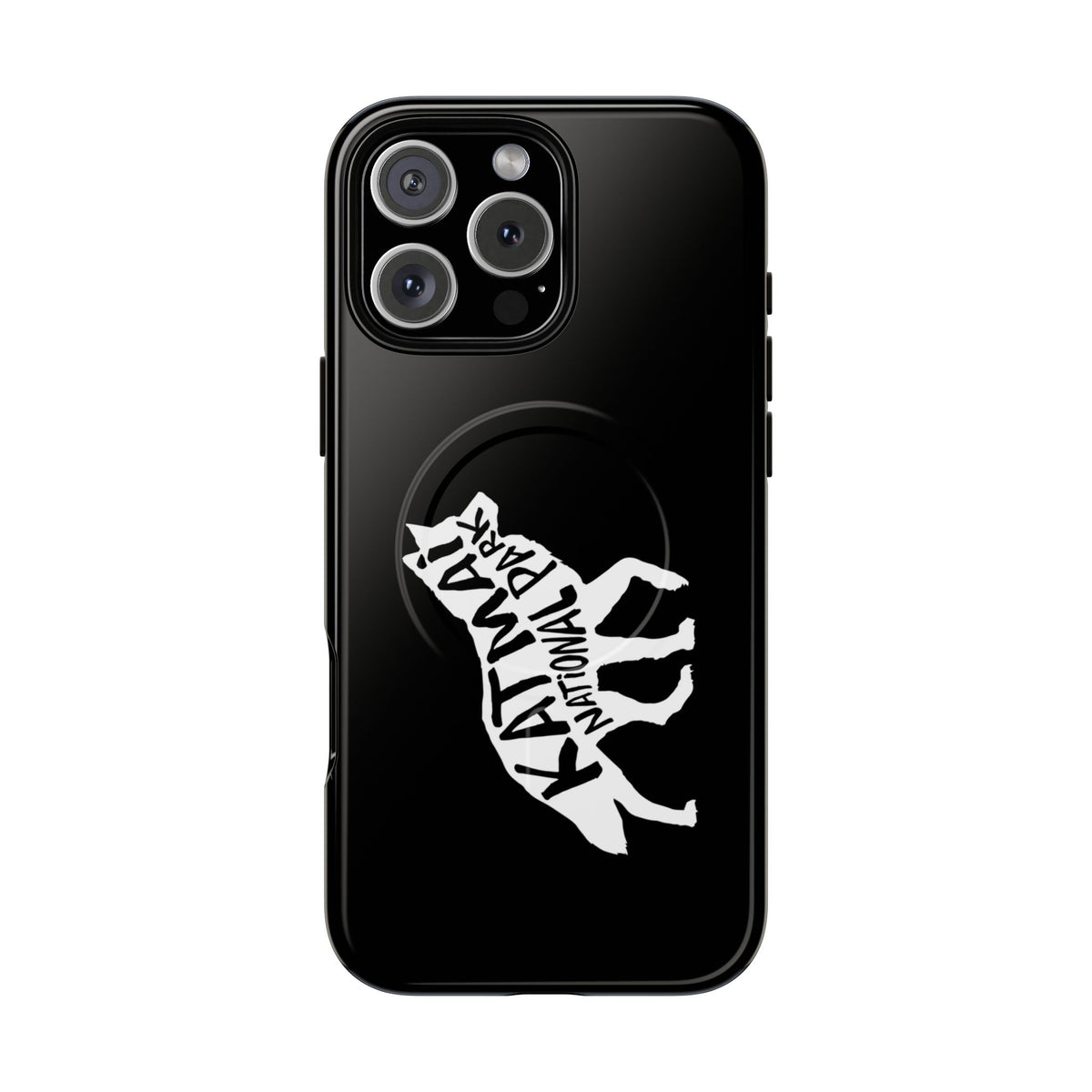 Katmai National Park iPhone Case with MagSafe - Wolf Design