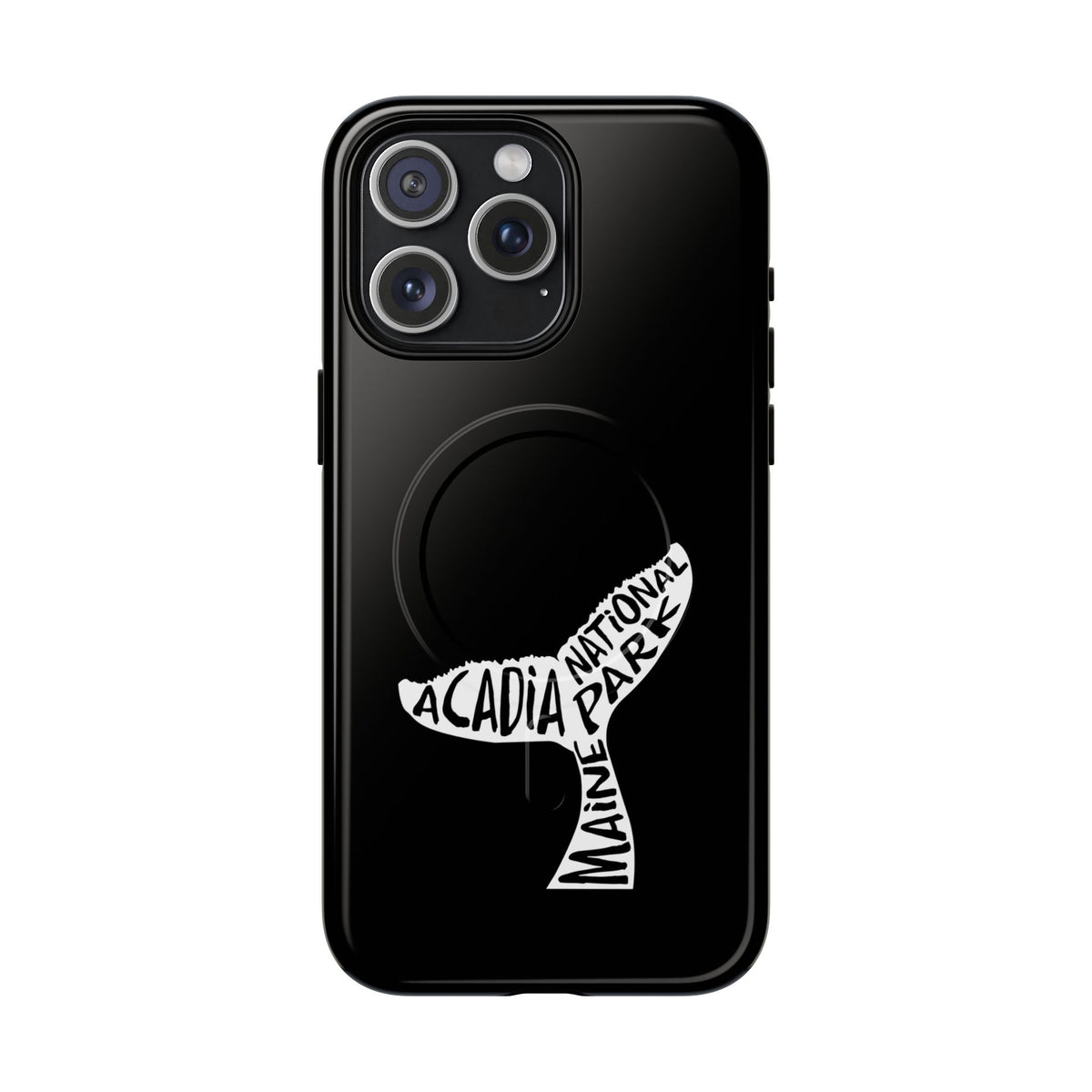 Acadia National Park iPhone Case with MagSafe - Humpback Whale Tail Design