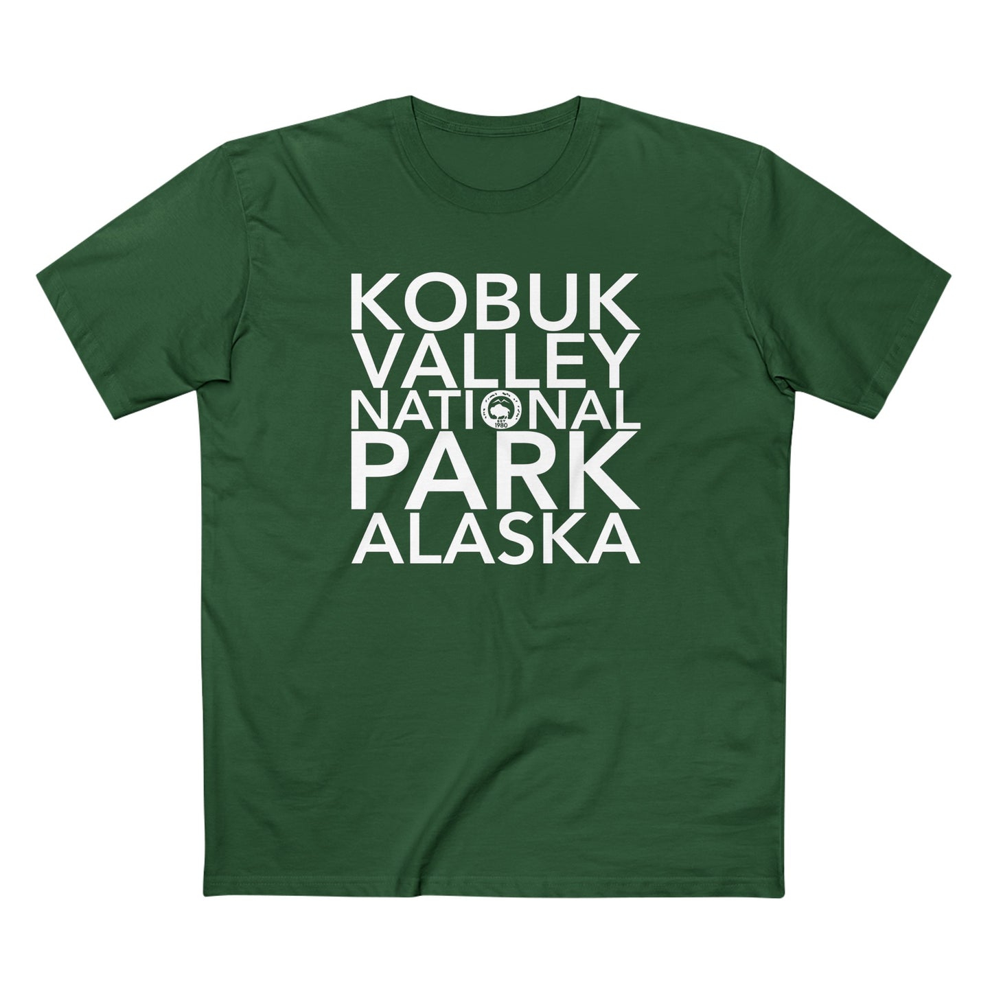 Kobuk Valley National Park T-Shirt Block Text