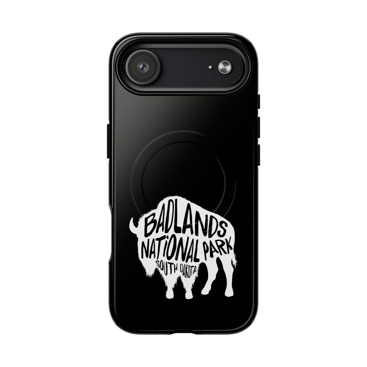 Badlands National Park iPhone Case with MagSafe - Bison Design