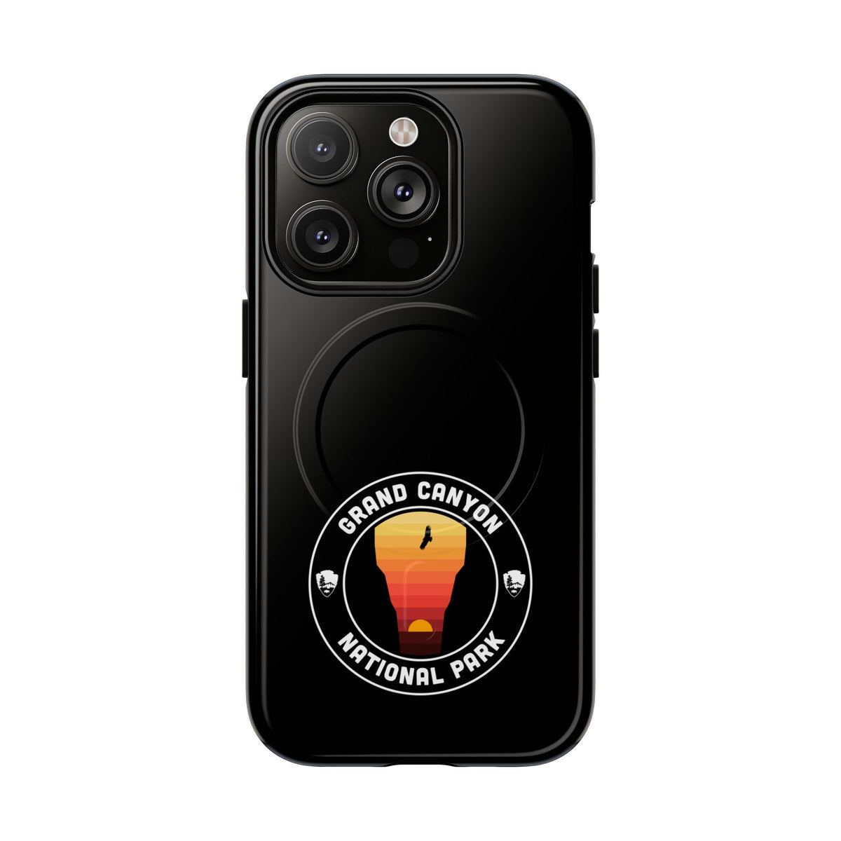 Grand Canyon National Park iPhone Case with MagSafe - Round Emblem Design