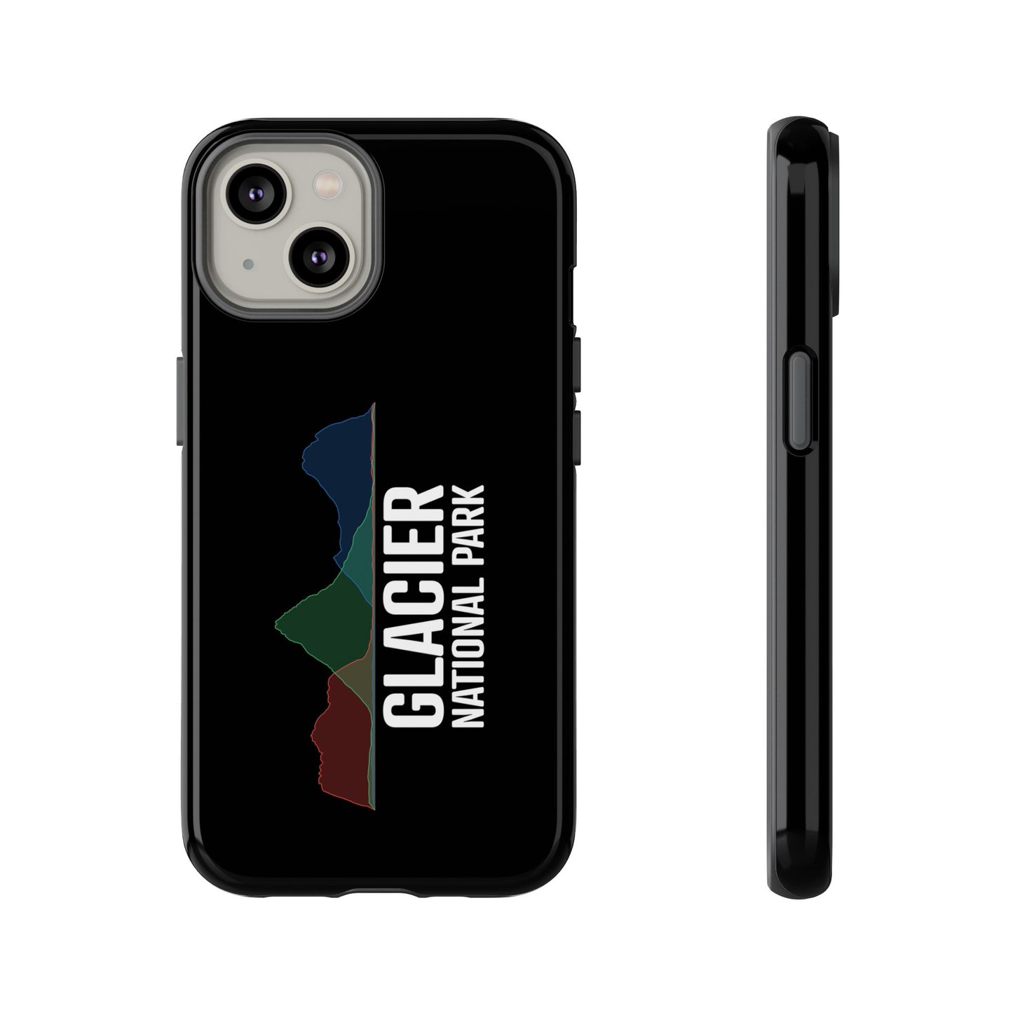 Glacier National Park Phone Case - Histogram Design