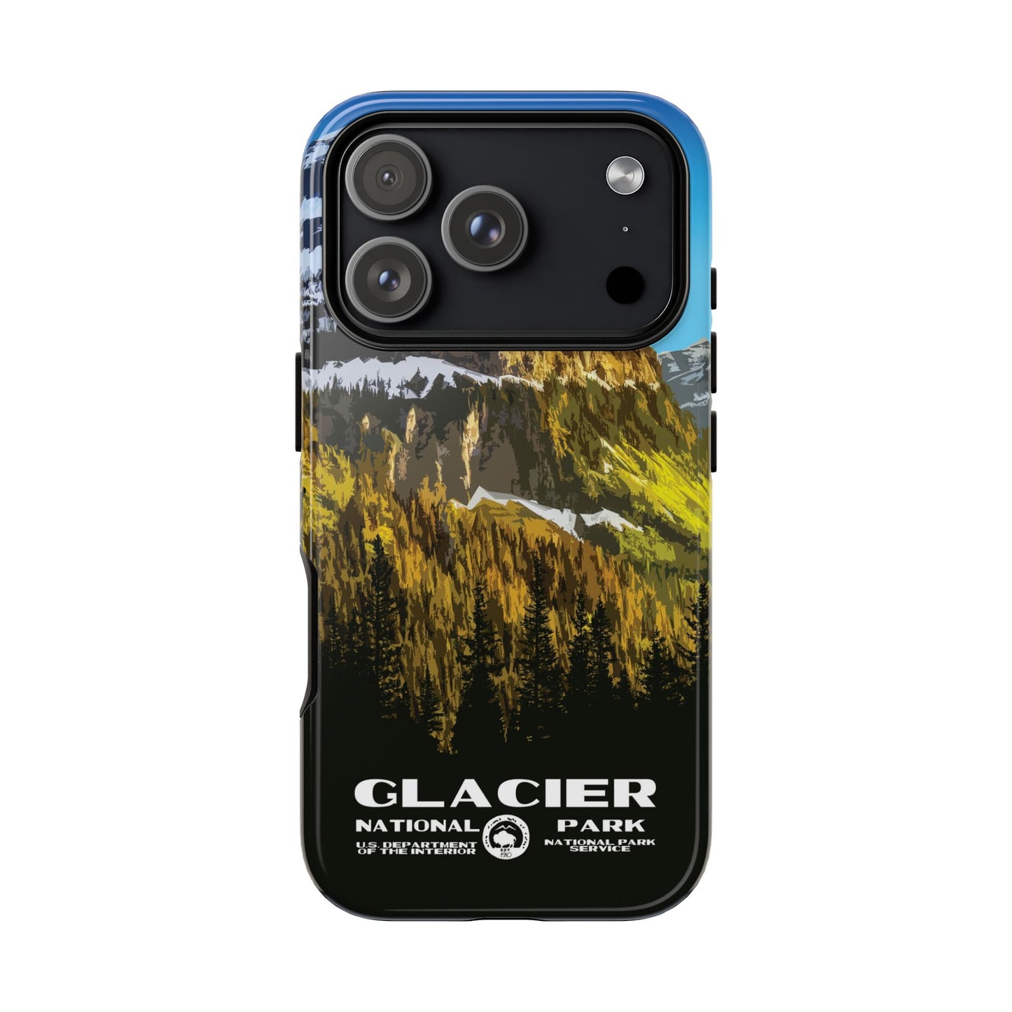 Glacier National Park Phone Case - WPA Style