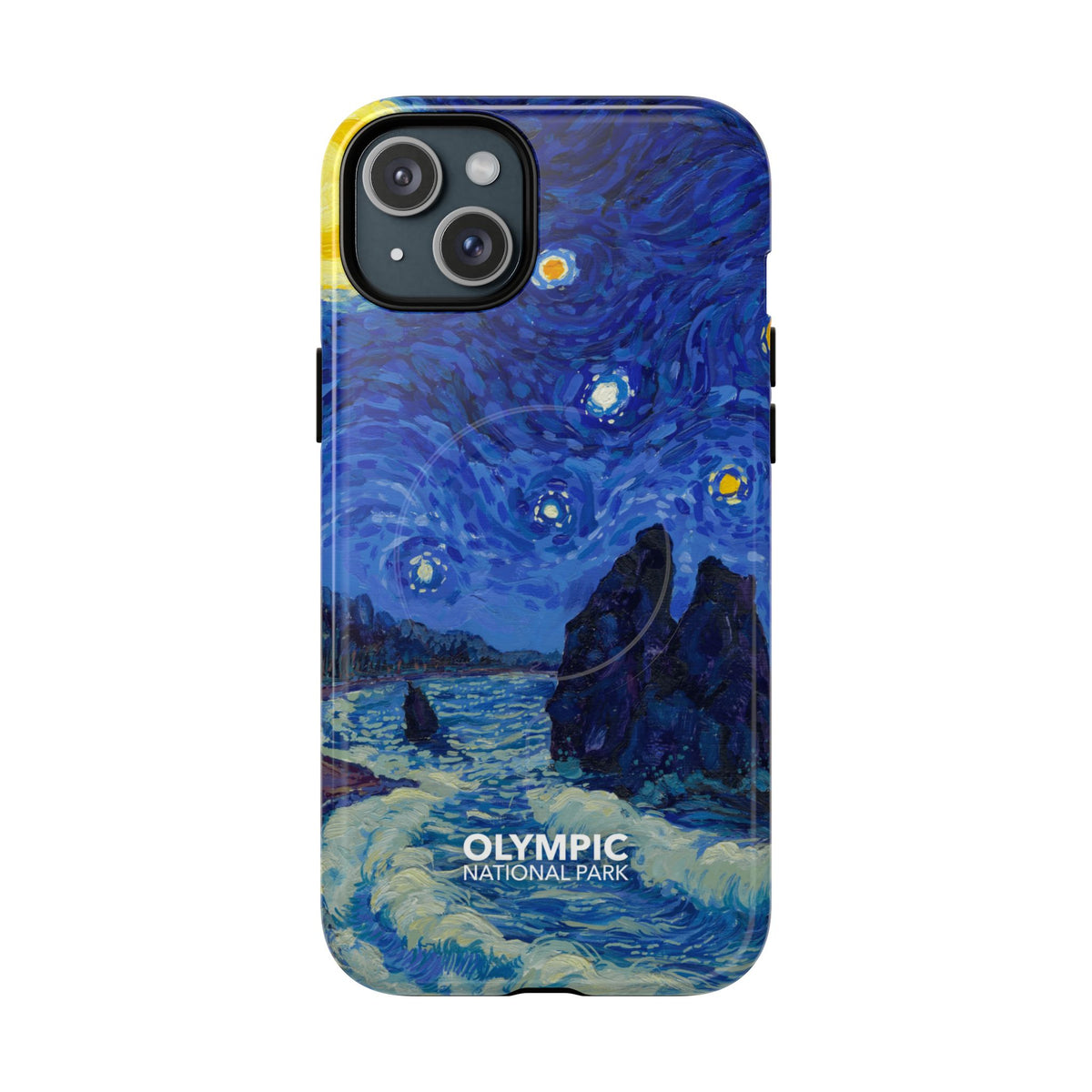 Olympic National Park iPhone Case with MagSafe - Starry Night