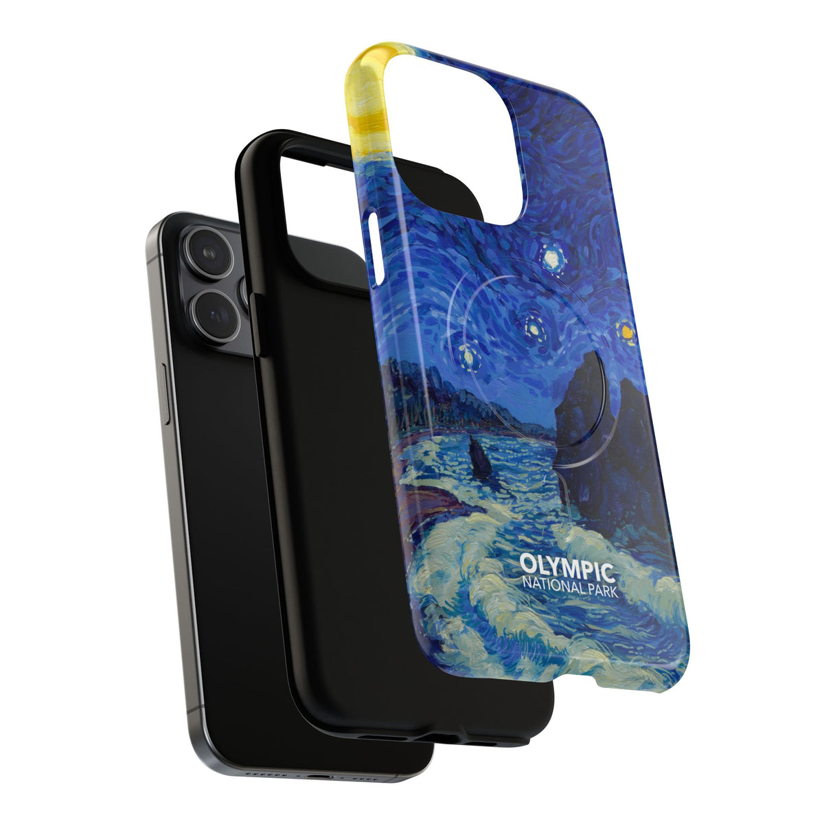 Olympic National Park iPhone Case with MagSafe - Starry Night