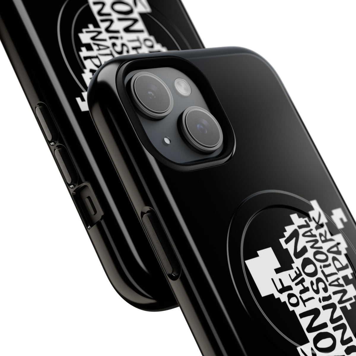 Black Canyon of the Gunnison National Park iPhone Case with MagSafe - Map Design