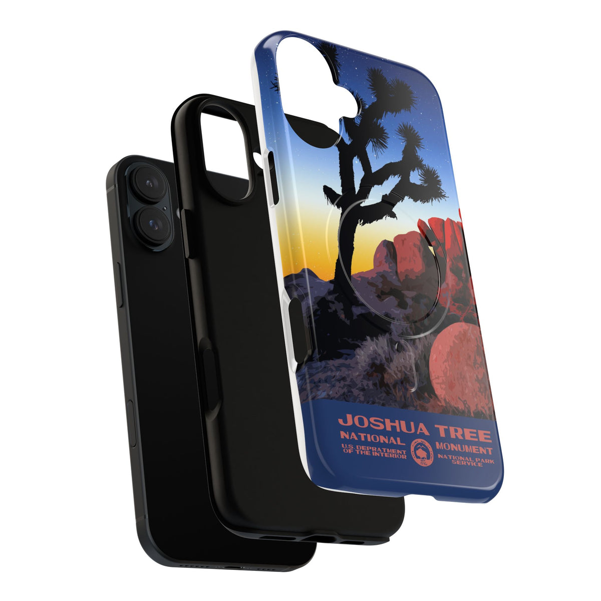 Joshua Tree National Park iPhone Case with MagSafe - Night