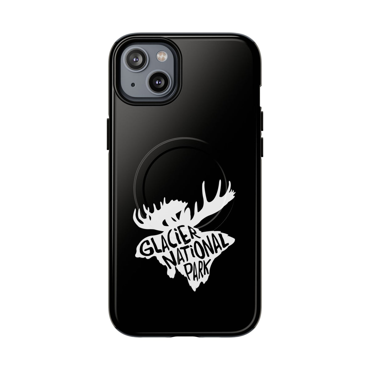 Glacier National Park iPhone Case with MagSafe - Moose Design