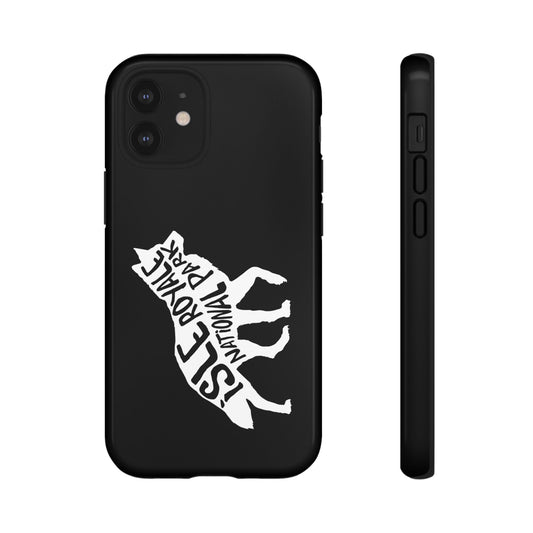 Isle Royale National Park Phone Case - Wolf Design