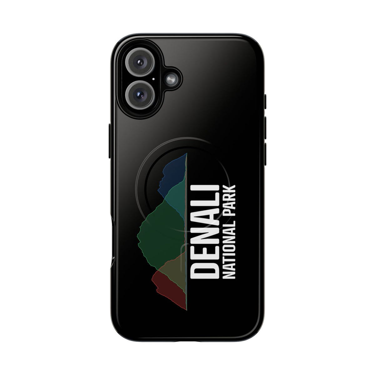Denali National Park iPhone Case with MagSafe - Histogram Design