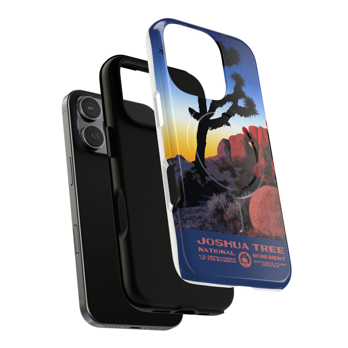 Joshua Tree National Park iPhone Case with MagSafe - Night