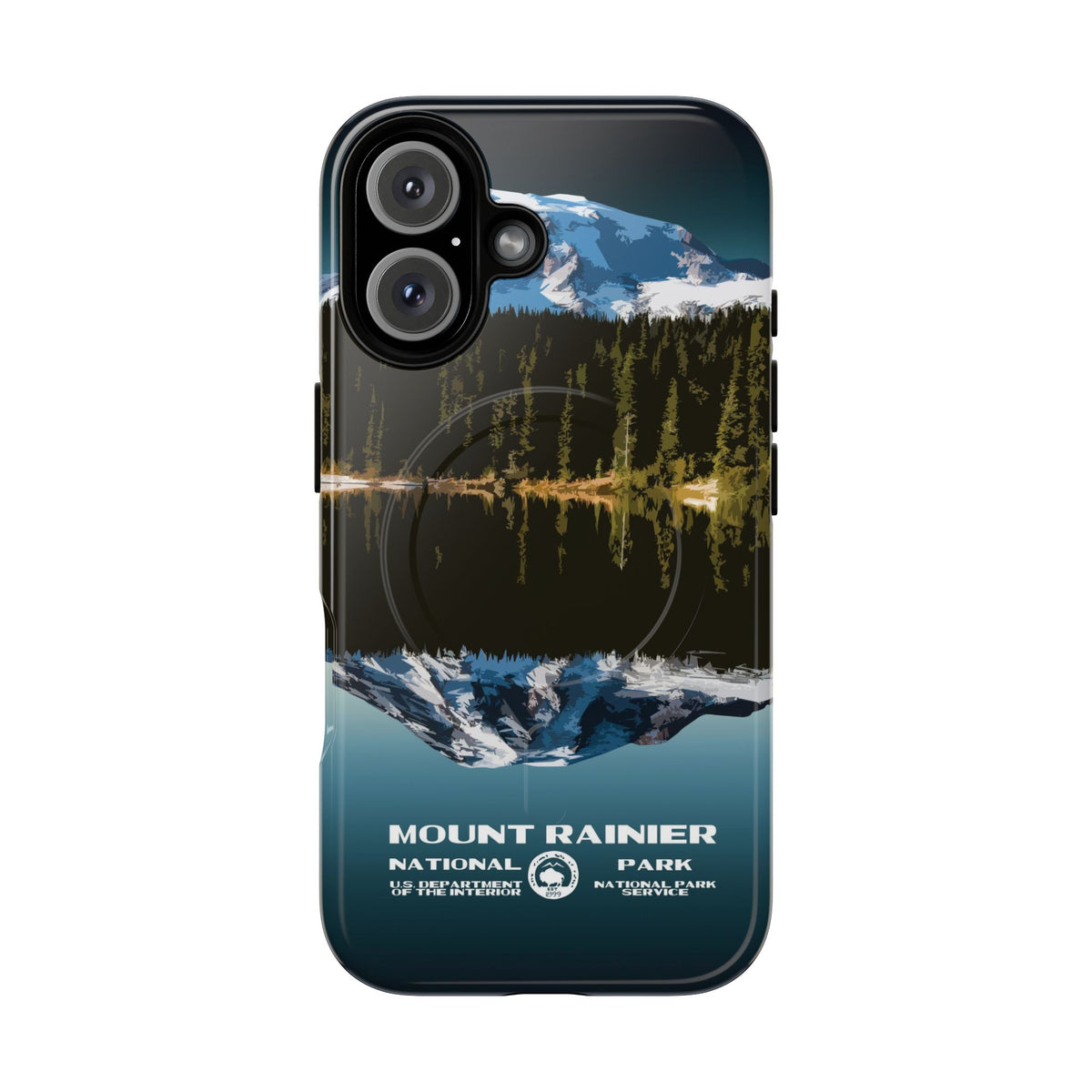 Mount Rainier National Park iPhone Case with MagSafe - WPA Design