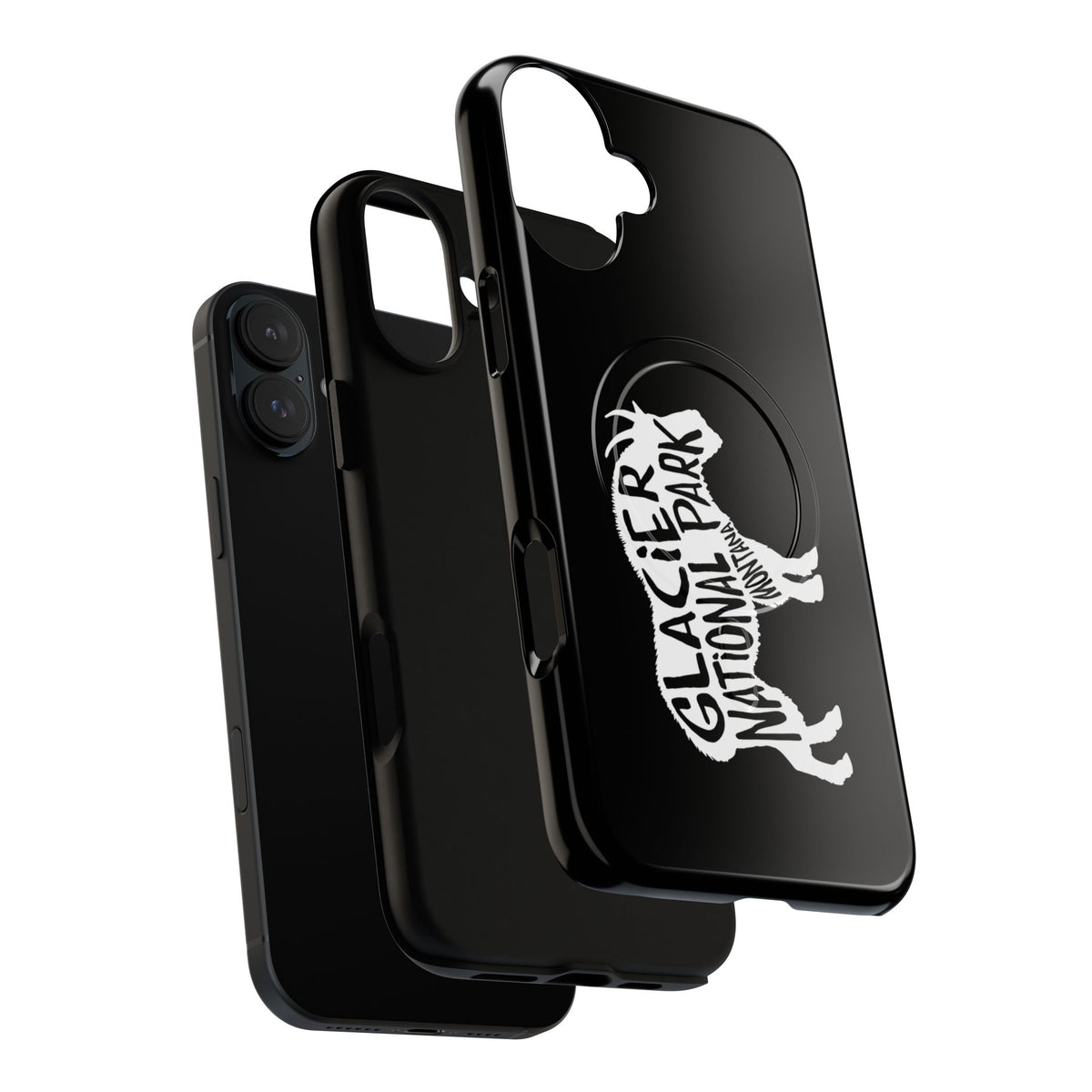 Glacier National Park iPhone Case with MagSafe - Mountain Goat Design