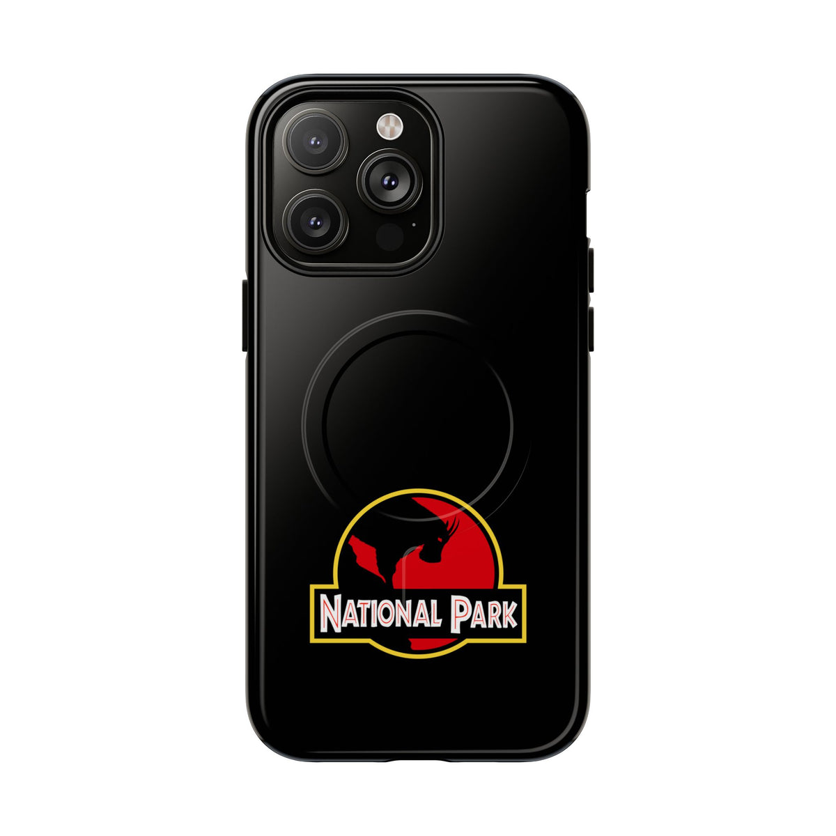 Mountain Goat National Park iPhone Case with MagSafe - Parody Logo