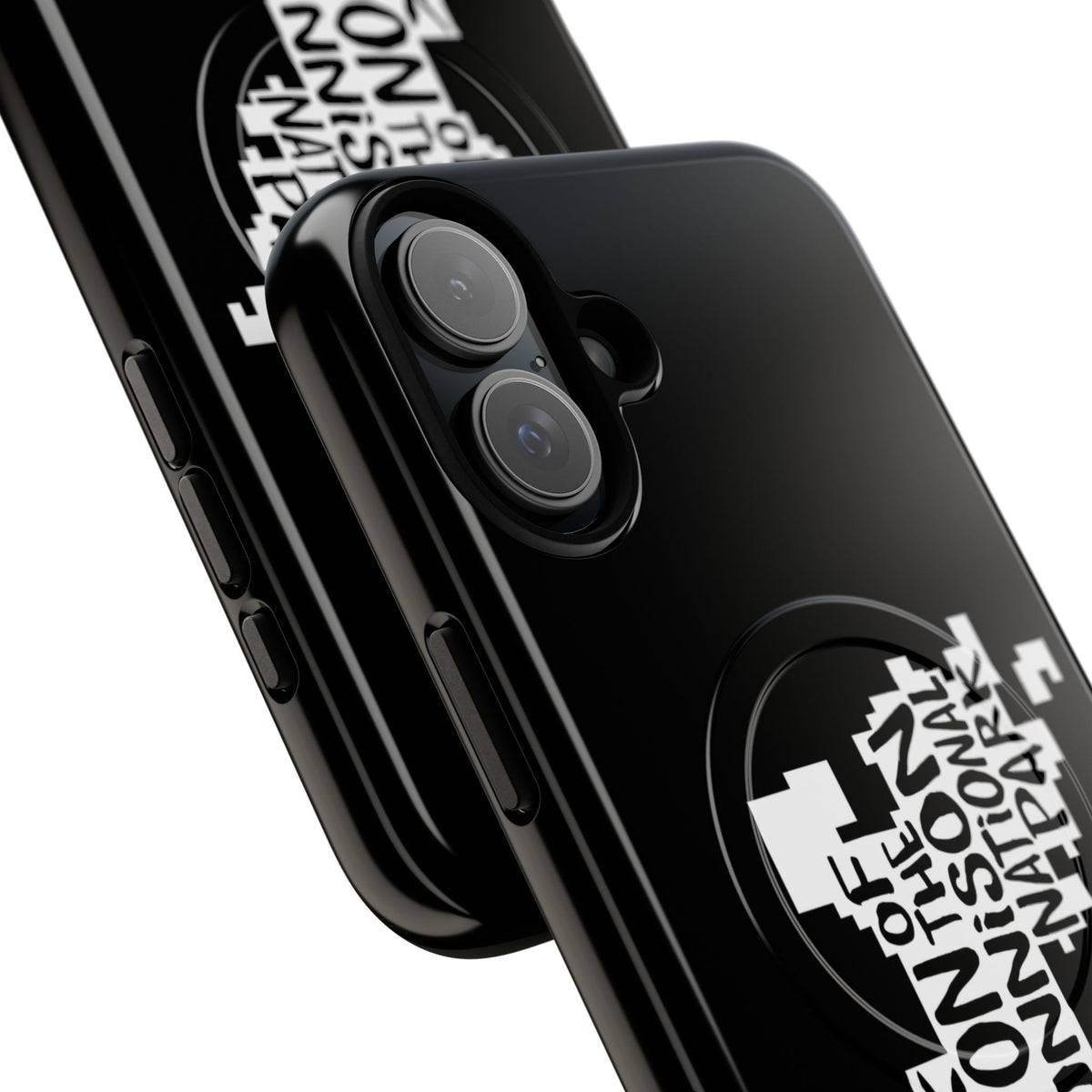 Black Canyon of the Gunnison National Park iPhone Case with MagSafe - Map Design