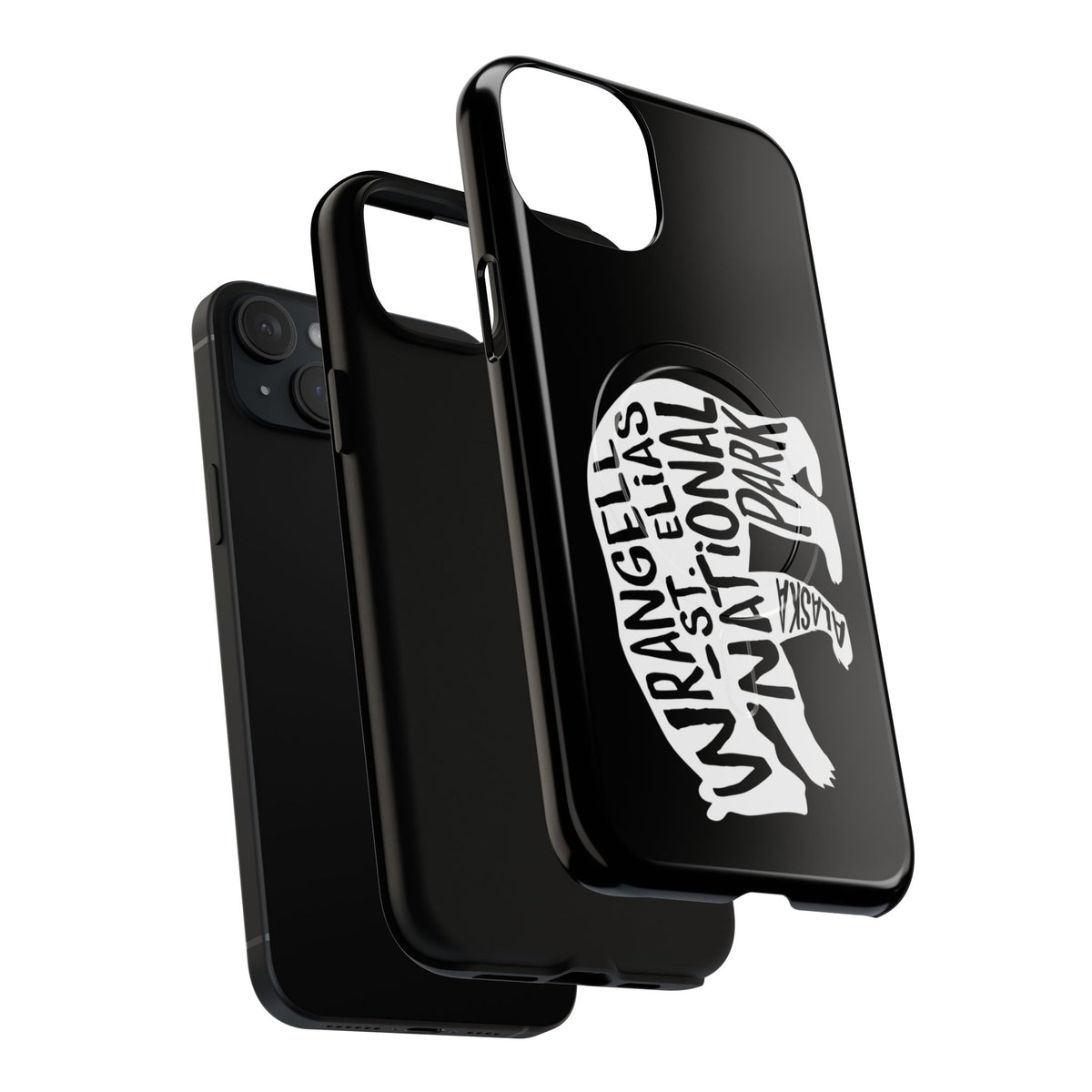 Wrangell - St. Elias National Park iPhone Case with MagSafe - Grizzly Bear Design