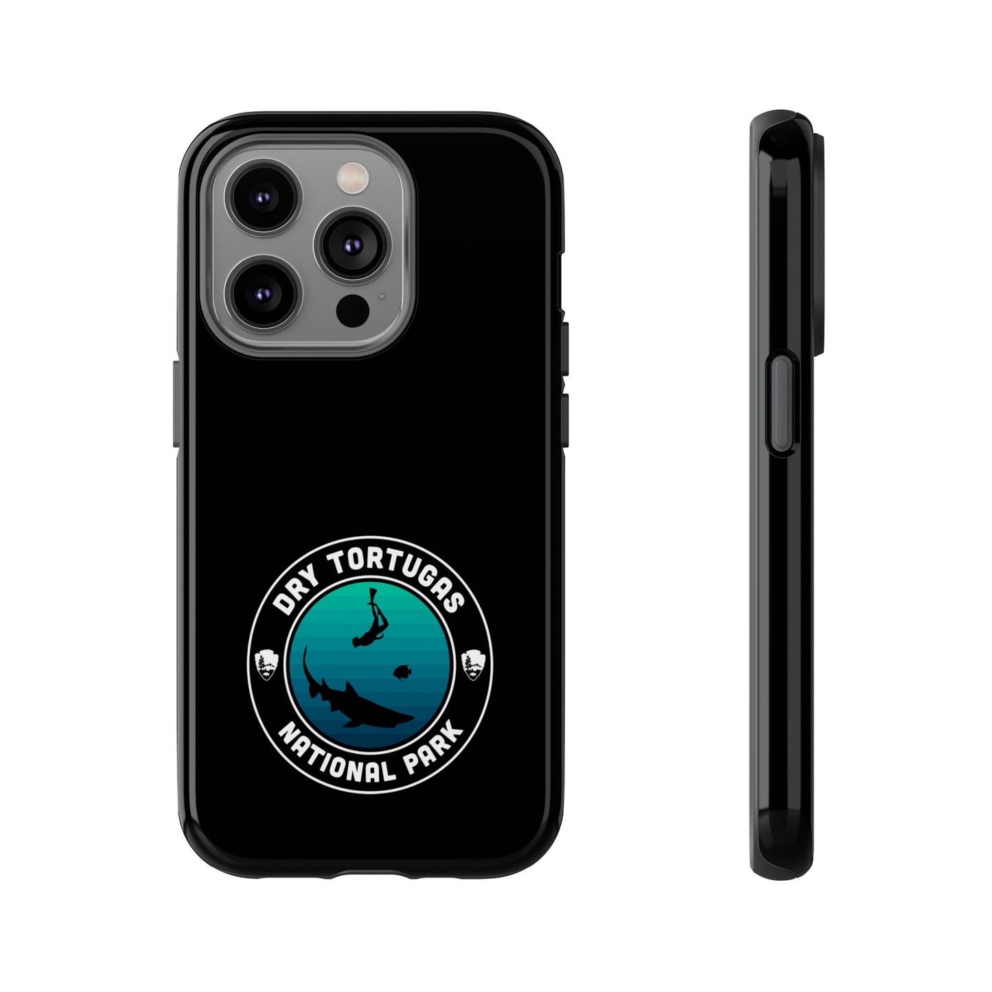 Dry Tortugas National Park Phone Case - Round Emblem Design
