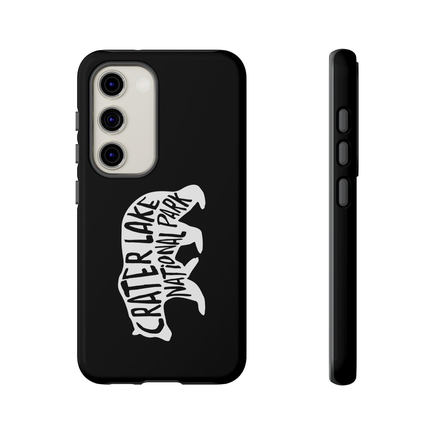 Crater Lake National Park Phone Case - Black Bear Design