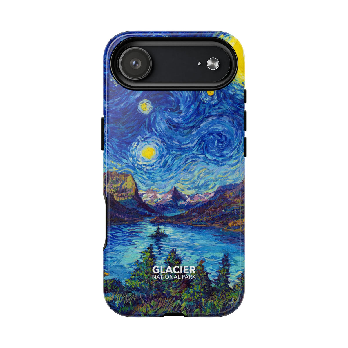Glacier National Park iPhone Case with MagSafe - Starry Night