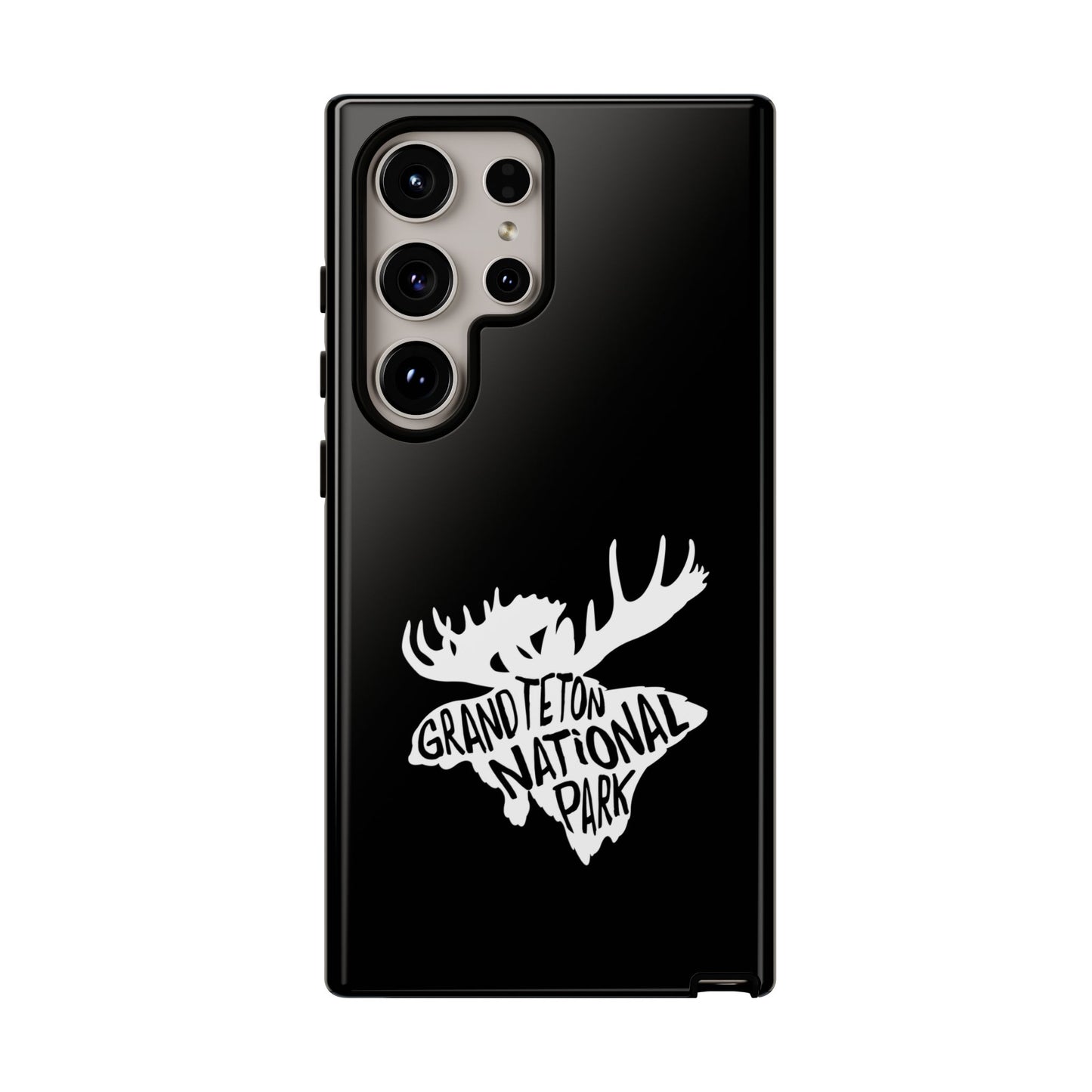 Grand Teton National Park Phone Case - Moose Design