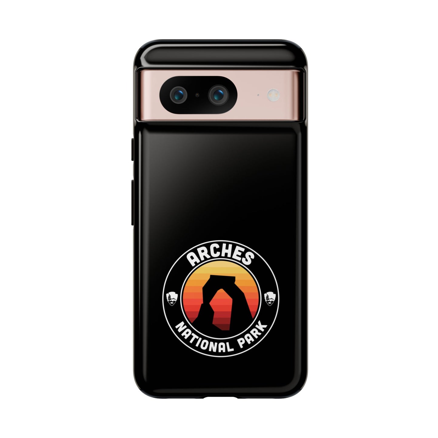 Arches National Park Phone Case - Round Emblem Design