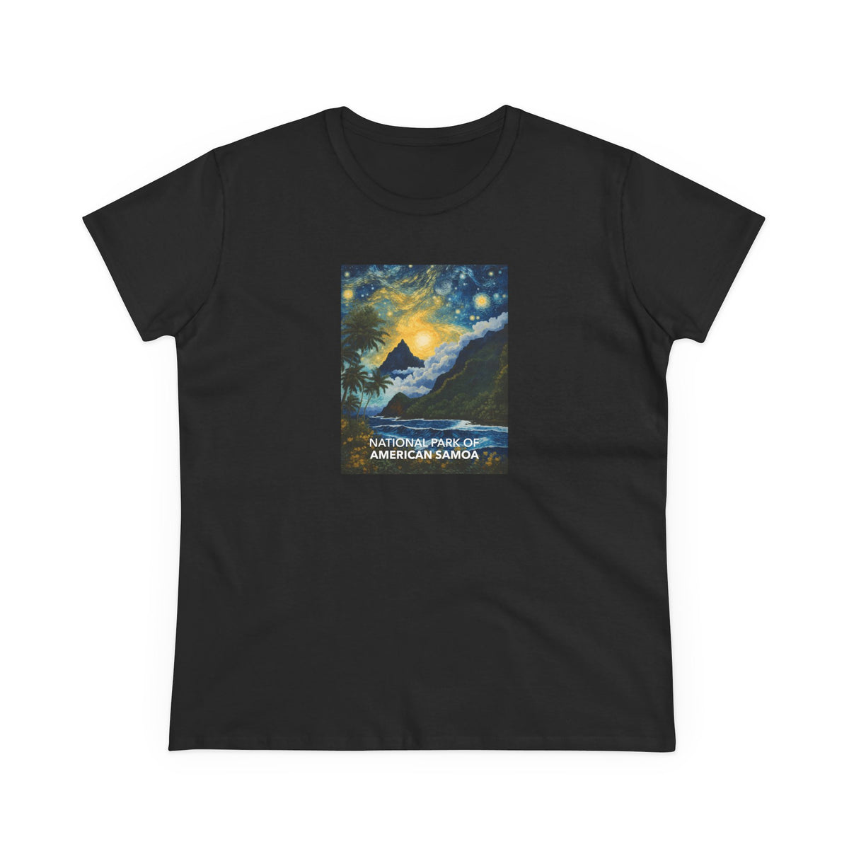National Park of American Samoa Women's T-Shirt - Starry Night