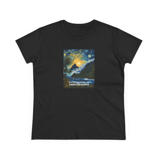 National Park of American Samoa Women's T-Shirt - Starry Night